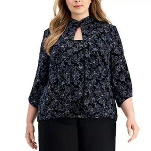 Alex Evening Sparkly Printed Top & Jacket Set